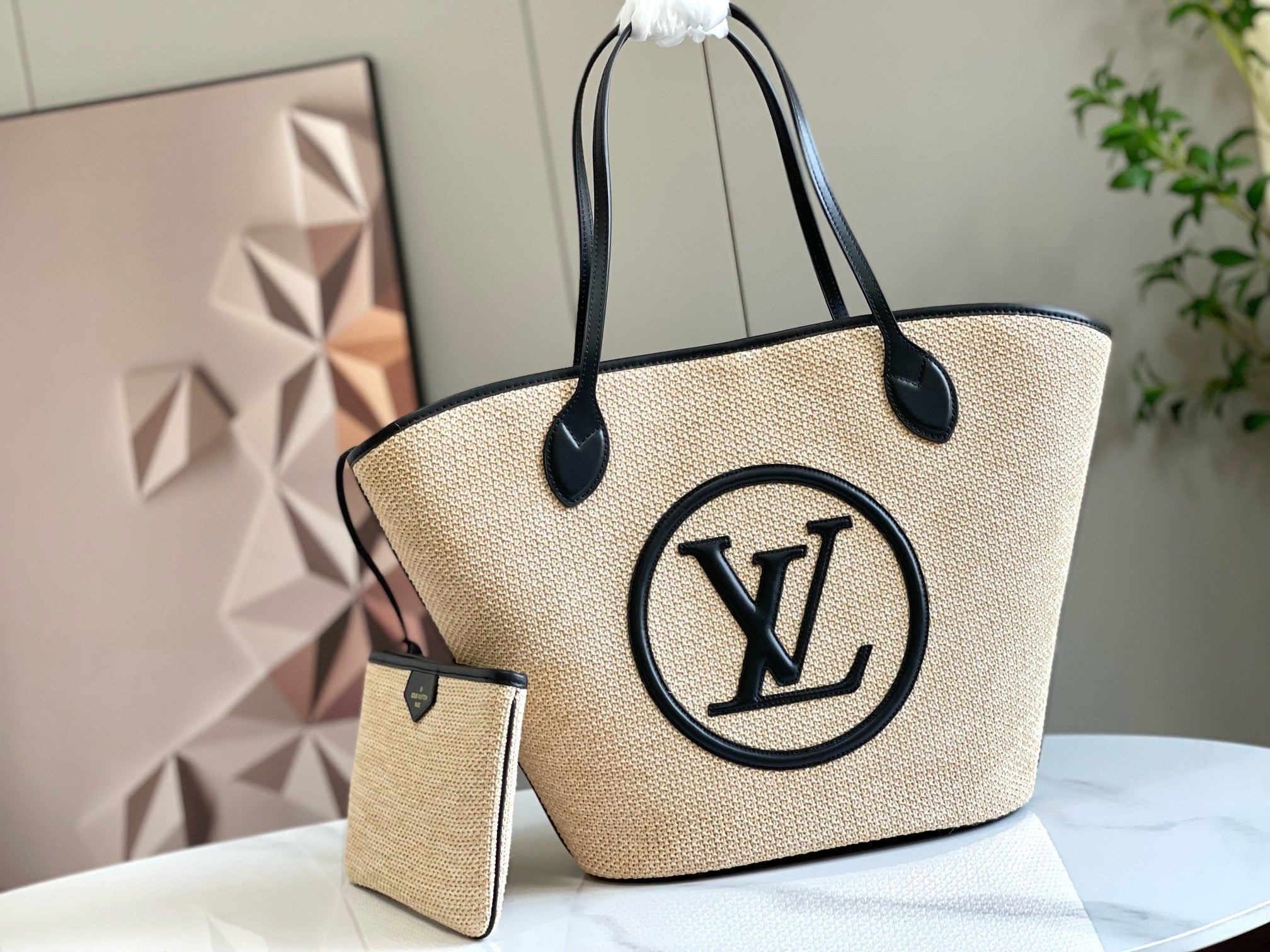 Sac cabas LV + pochette